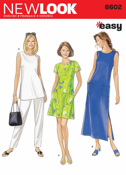 NL6602 Misses Dress Pattern | Easy from Jaycotts Sewing Supplies