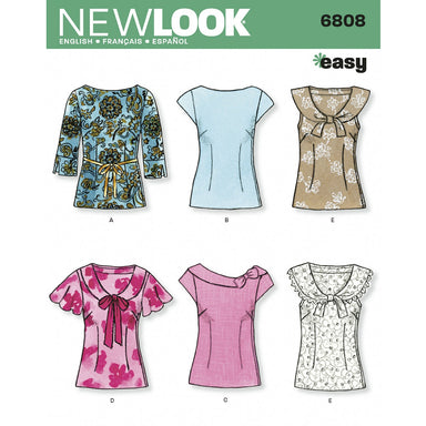 NL6808 Misses Tops Pattern | Easy from Jaycotts Sewing Supplies