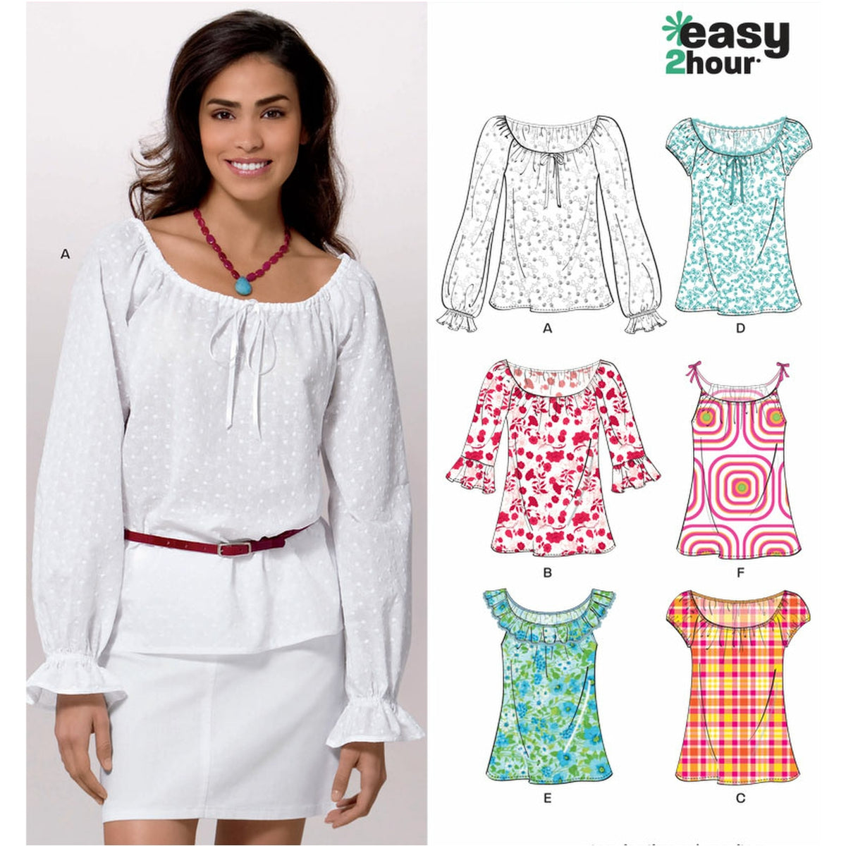 New Look Pattern: NL6892 Misses Top | Easy — jaycotts.co.uk - Sewing ...