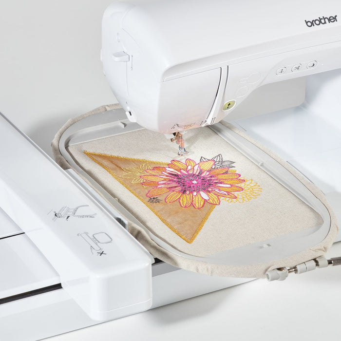 Brother NV880E from Jaycotts Sewing Supplies embroiders beautifully