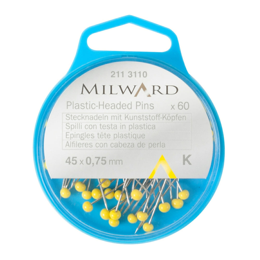 Milward Quilting Pins, Pack of 60 from Jaycotts Sewing Supplies