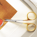 Madeira Gold Plated Double Curved Embroidery Scissors from Jaycotts Sewing Supplies