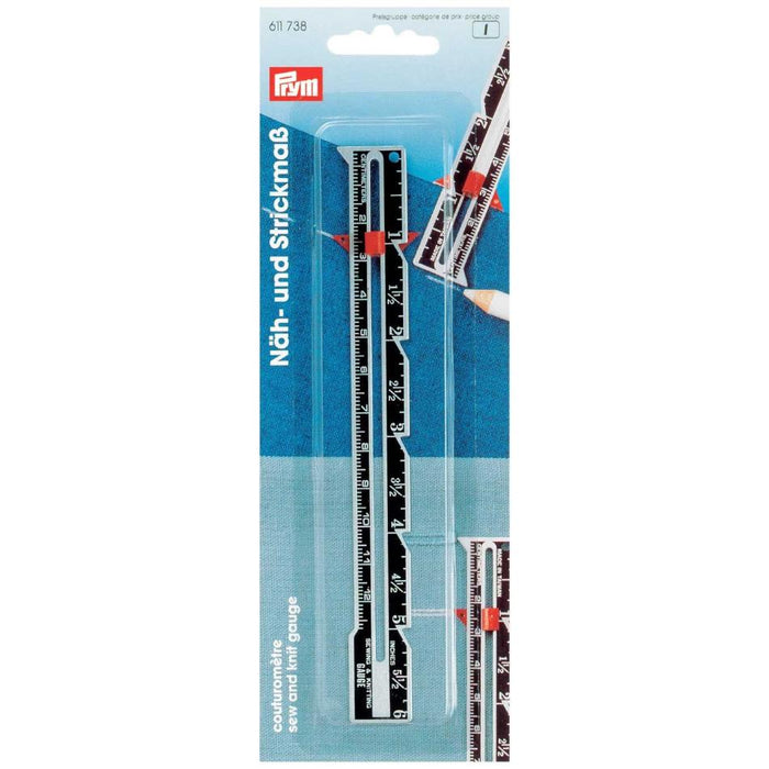 Prym Metal Sewing Gauge from Jaycotts Sewing Supplies