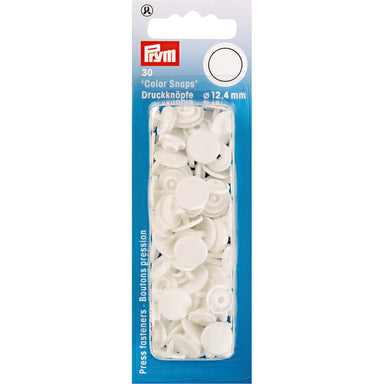 Prym Colour Snaps - White from Jaycotts Sewing Supplies