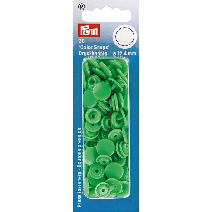 Prym Colour Snaps - Light Green from Jaycotts Sewing Supplies