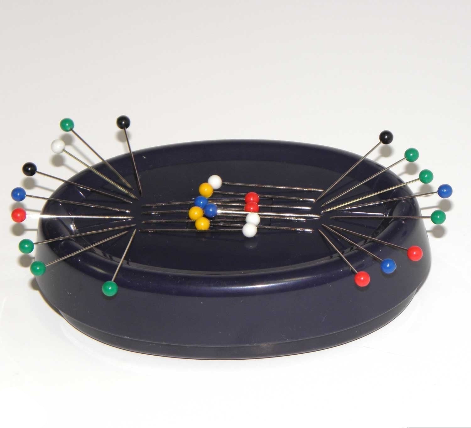 2024 New Round Magnetic Pin Cushion Practical Magnetic Pins Holder for  Sewing Quilting