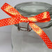 Berisfords Micro Dot Ribbon on 20m rolls Orange Delight from Jaycotts Sewing Supplies