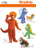 Simplicity Pattern 1765 dinosaur / dragon costume from Jaycotts Sewing Supplies