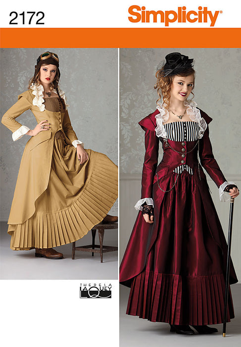 Simplicity Pattern 2172 Misses' Victorian era Costume | by Theresa LaQuey from Jaycotts Sewing Supplies