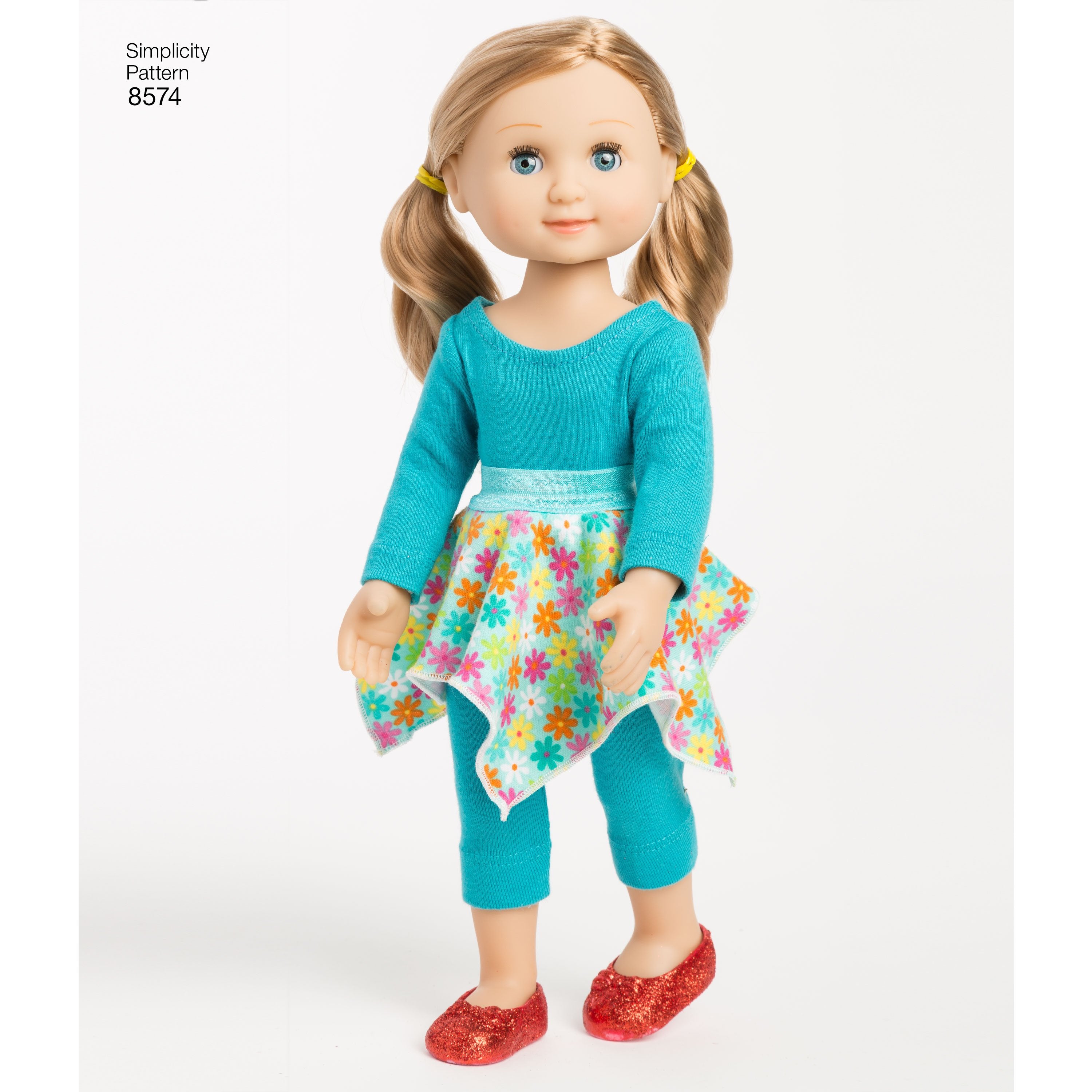 Simplicity Pattern 8574 doll clothes from Jaycotts Sewing Supplies