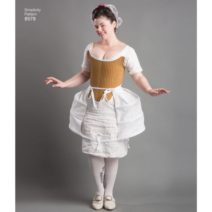 Simplicity Pattern 8579 18th century-costume from Jaycotts Sewing Supplies