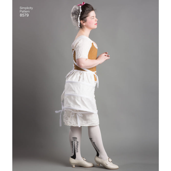 Simplicity Pattern 8579 18th century-costume from Jaycotts Sewing Supplies