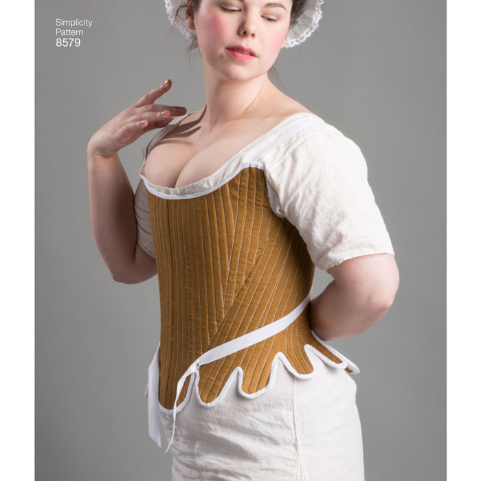 Simplicity Pattern 8579 18th century-costume from Jaycotts Sewing Supplies