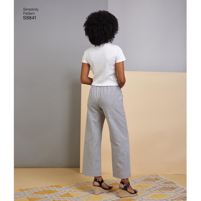 Simplicity Pattern 8841 This easy to sew pull on pants from Jaycotts Sewing Supplies