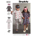 Simplicity Pattern 8806 boys and girls loungewear from Jaycotts Sewing Supplies