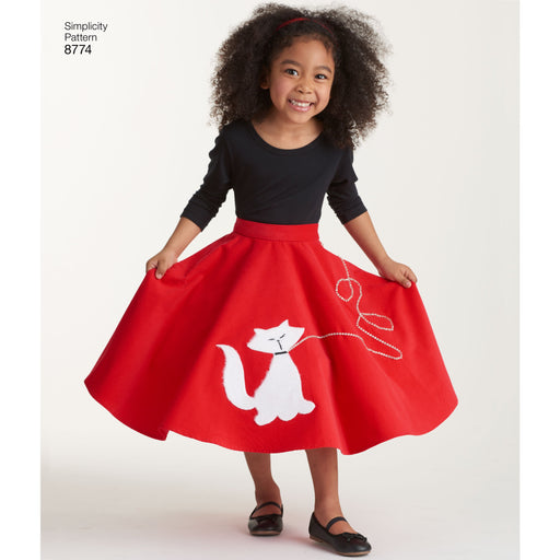 Simplicity Pattern 8774 Girls' Jive Costumes from Jaycotts Sewing Supplies