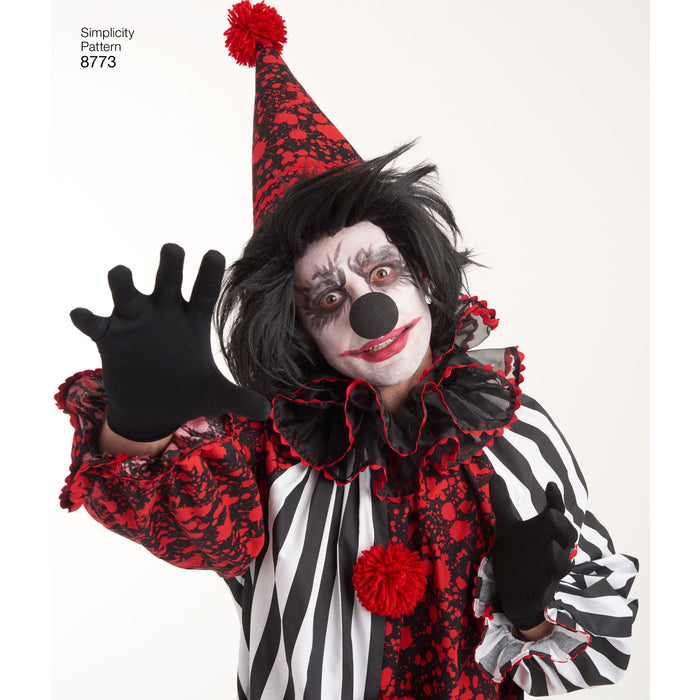 Simplicity Pattern 8773 traditional clown costume from Jaycotts Sewing Supplies