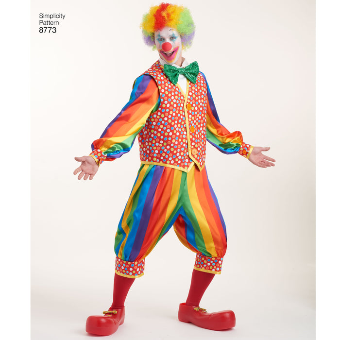 Simplicity Pattern 8773 traditional clown costume from Jaycotts Sewing Supplies