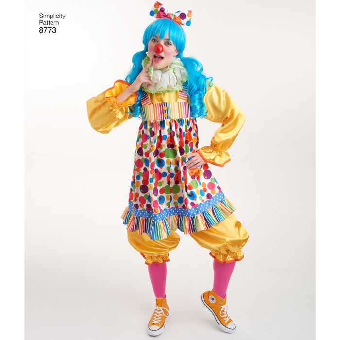 Simplicity Pattern 8773 traditional clown costume from Jaycotts Sewing Supplies