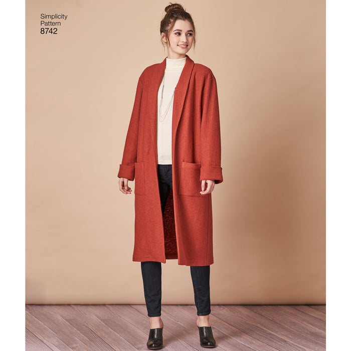 Simplicity Patterns Cardigan Patterns Simplicity Pattern 8742 Women's Cardigan — jaycotts.co.uk - Sewing Supplies