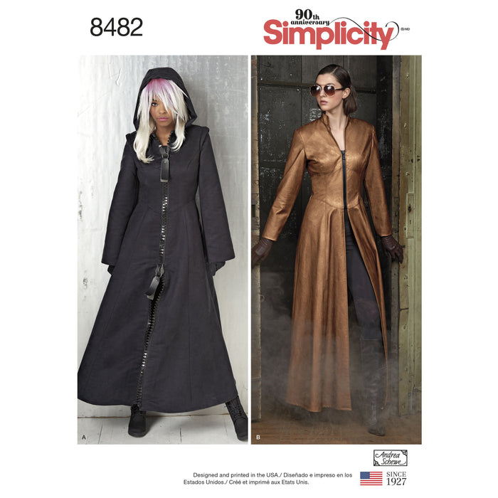 Simplicity Pattern 8482 costume-coats-for-misses from Jaycotts Sewing Supplies