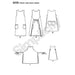Simplicity Pattern 8230 Dottie Angel apron dress from Jaycotts Sewing Supplies