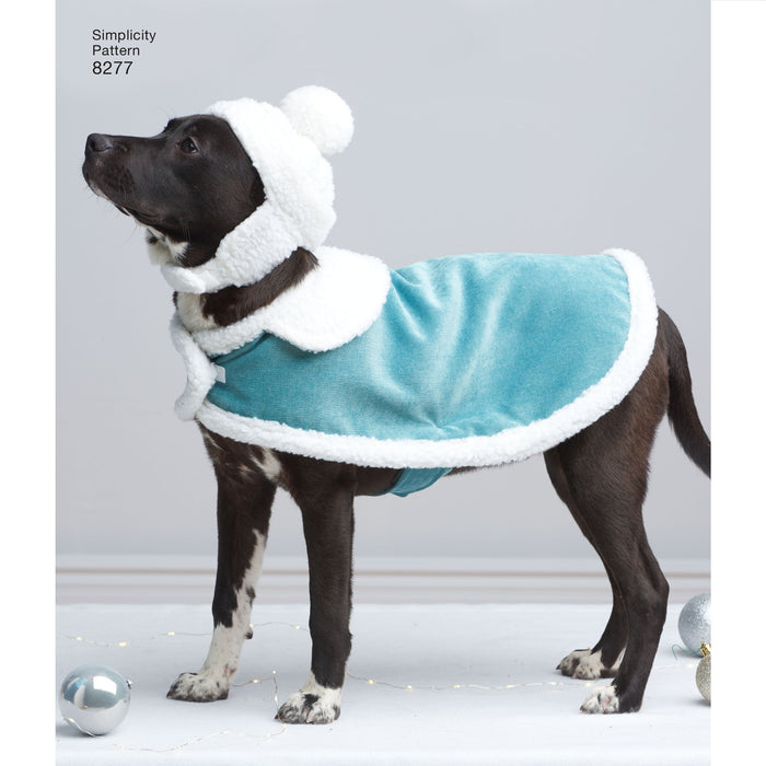Simplicity Pattern 8277  fleece dog coats from Jaycotts Sewing Supplies