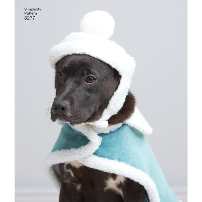 Simplicity Pattern 8277  fleece dog coats from Jaycotts Sewing Supplies