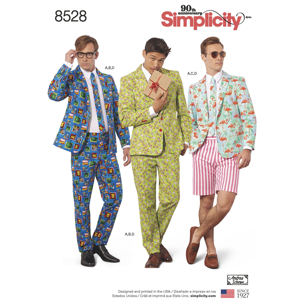 Simplicity Pattern 8528 mens costume suit from Jaycotts Sewing Supplies