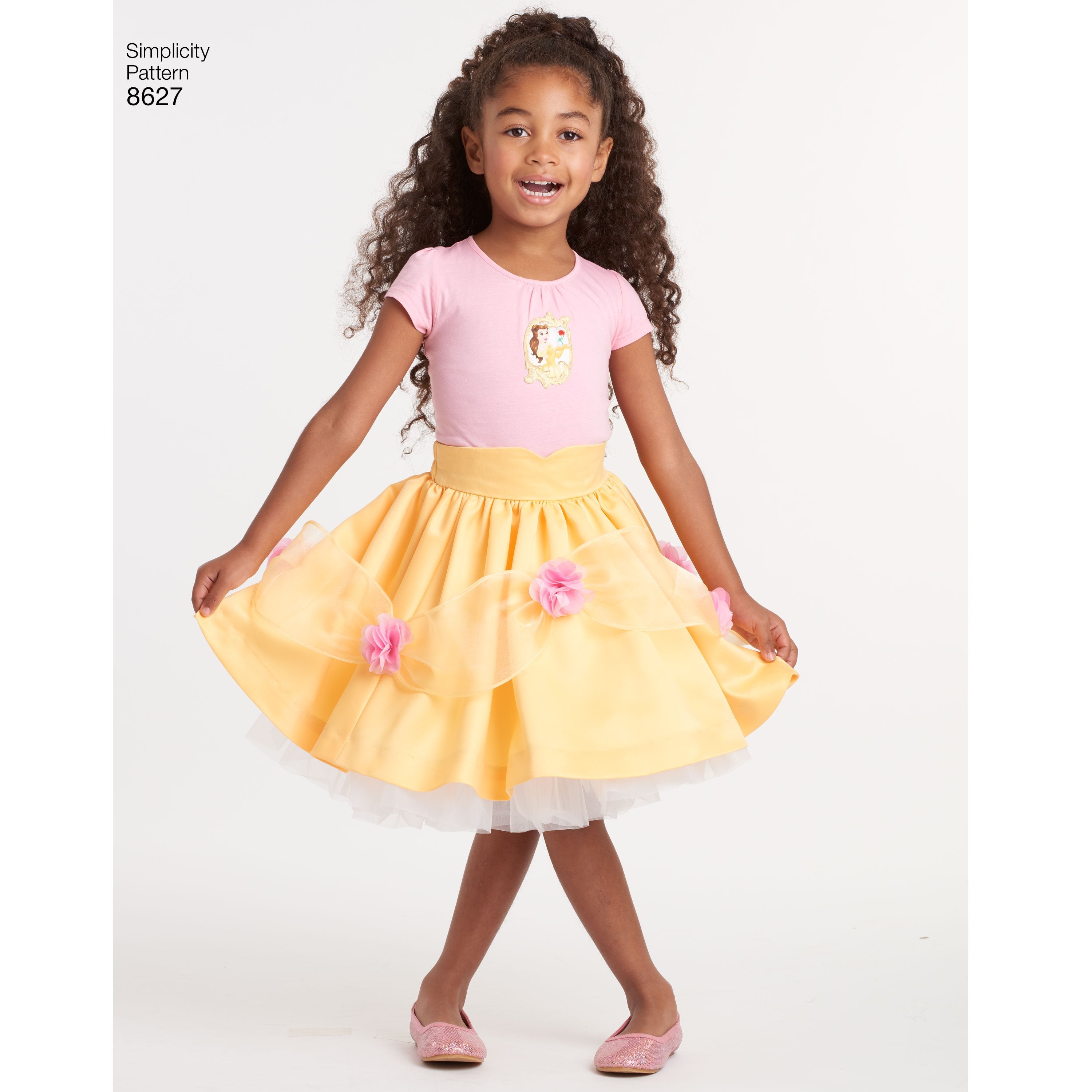 Simplicity Pattern 8627  Disney princess  skirts for children from Jaycotts Sewing Supplies