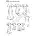 Simplicity Pattern 8292 misses dresses from Jaycotts Sewing Supplies