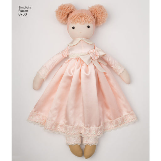 Simplicity Pattern 8760 Stuffed Dolls from Jaycotts Sewing Supplies