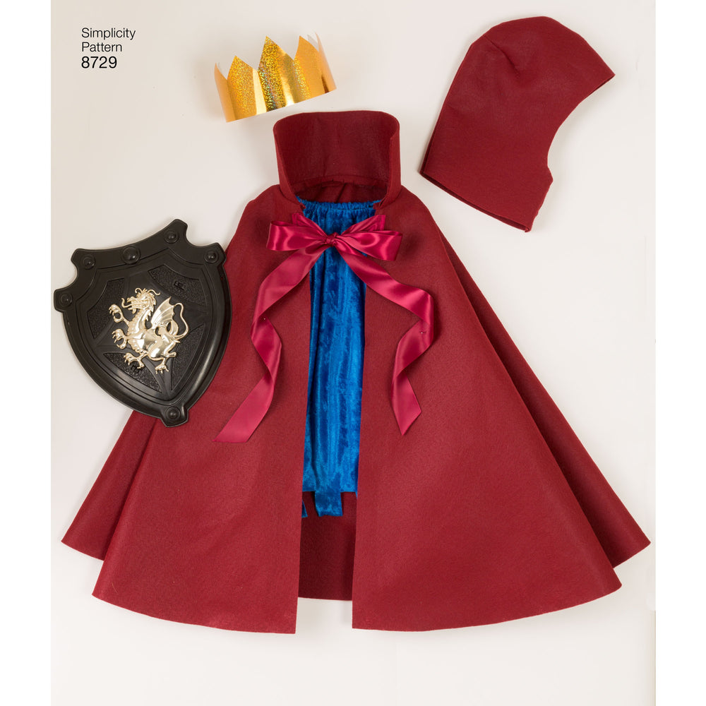 Simplicity Pattern 8729 Halloween Cape Costumes from Jaycotts Sewing Supplies