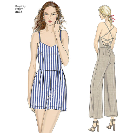 Simplicity Pattern 8635 dress, jumpsuit or romper from Jaycotts Sewing Supplies