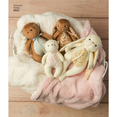 Simplicity Pattern 8625 Sewing | Stuffed Animals from Jaycotts Sewing Supplies