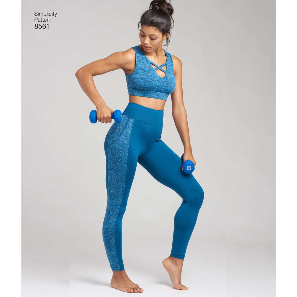 Simplicity Pattern 8561 sewing pattern womens leggings — jaycotts