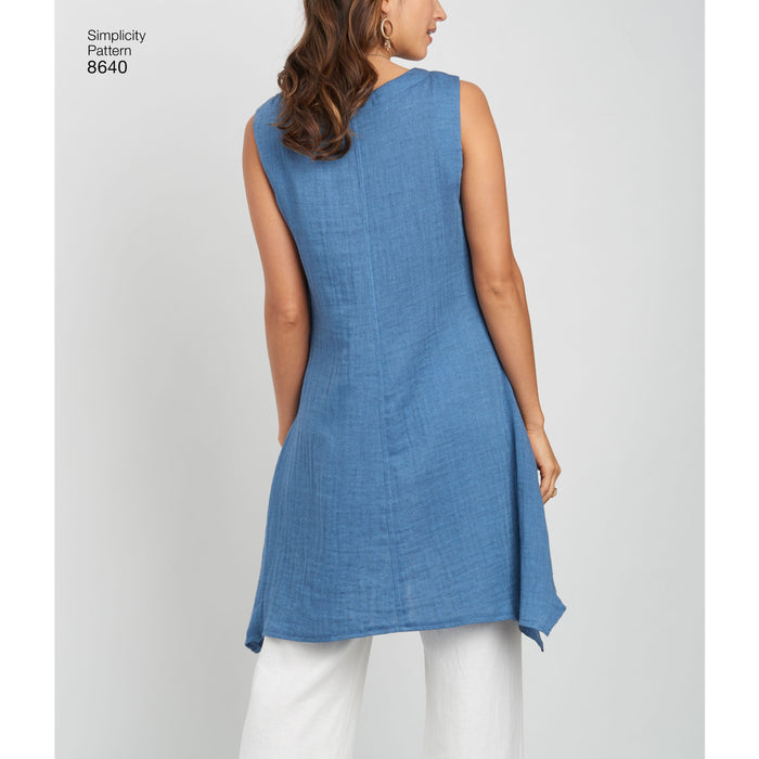 Simplicity Pattern 8640 loose fitting dress jaycotts.co.uk - Sewing Supplies Simplicity Pattern 8640 loose fitting dress jaycotts.co.uk - Sewing Supplies
