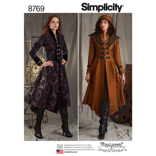 Simplicity Pattern 8769 costume-coats from Jaycotts Sewing Supplies