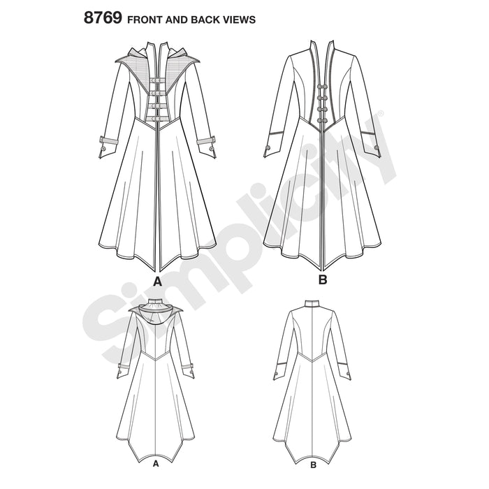 Simplicity Pattern 8769 costume-coats from Jaycotts Sewing Supplies