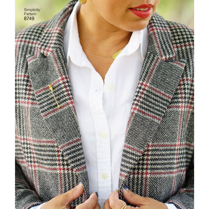 Simplicity Pattern 8749 Mimi G Style wool coat from Jaycotts Sewing Supplies