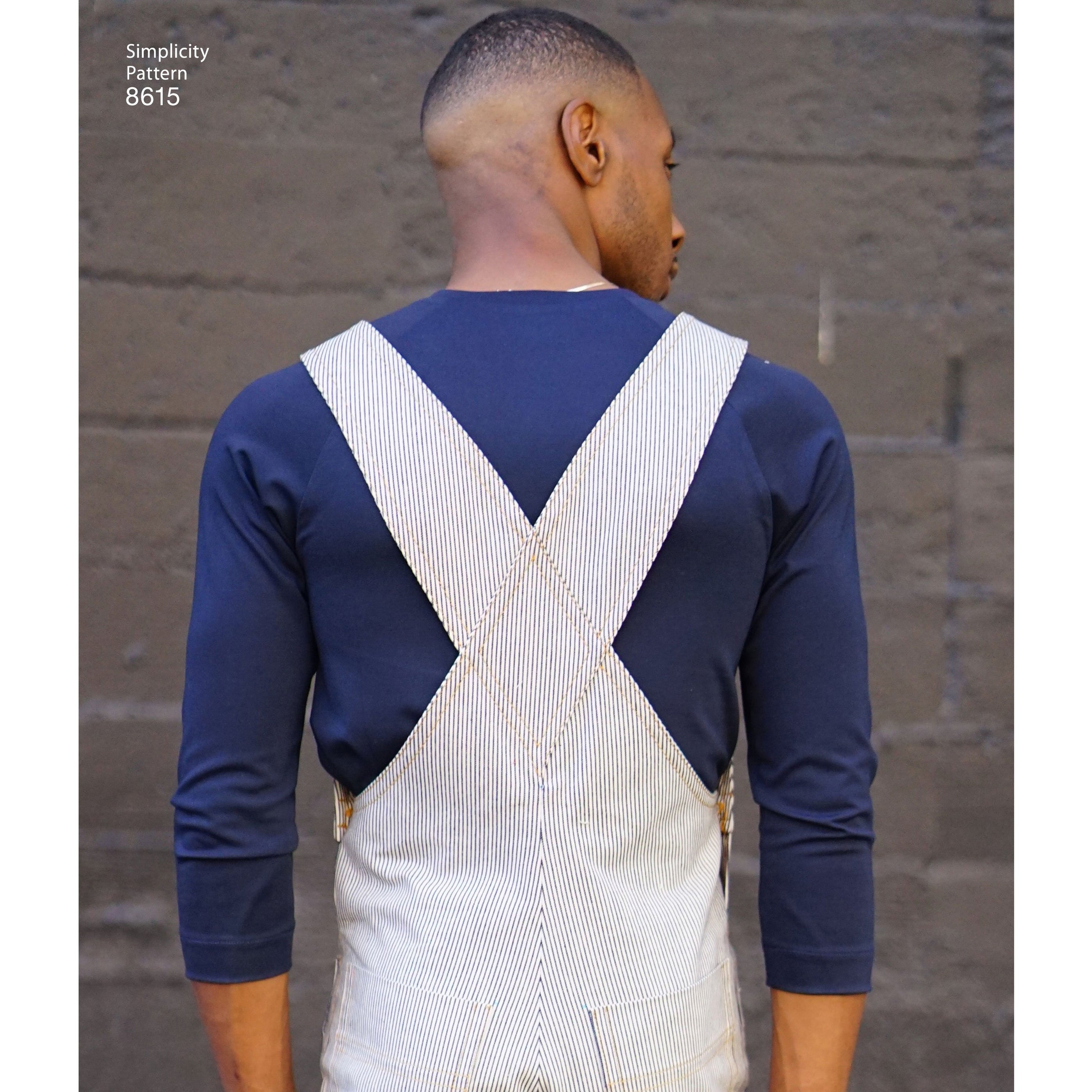 Patron De Couture Simplicity 8615 - Combinaison Et Salopette Vintage Pour Homme - Style Années 70, Plusieurs Tailles (44 à 52) - Papier, Instructions Incluses