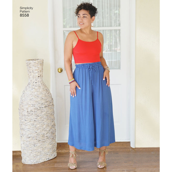 Simplicity Pattern 8558 womens separates from Jaycotts Sewing Supplies