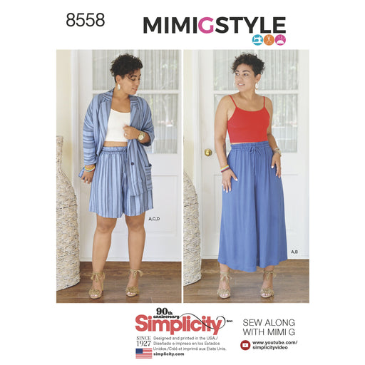 Simplicity Pattern 8558 womens separates from Jaycotts Sewing Supplies