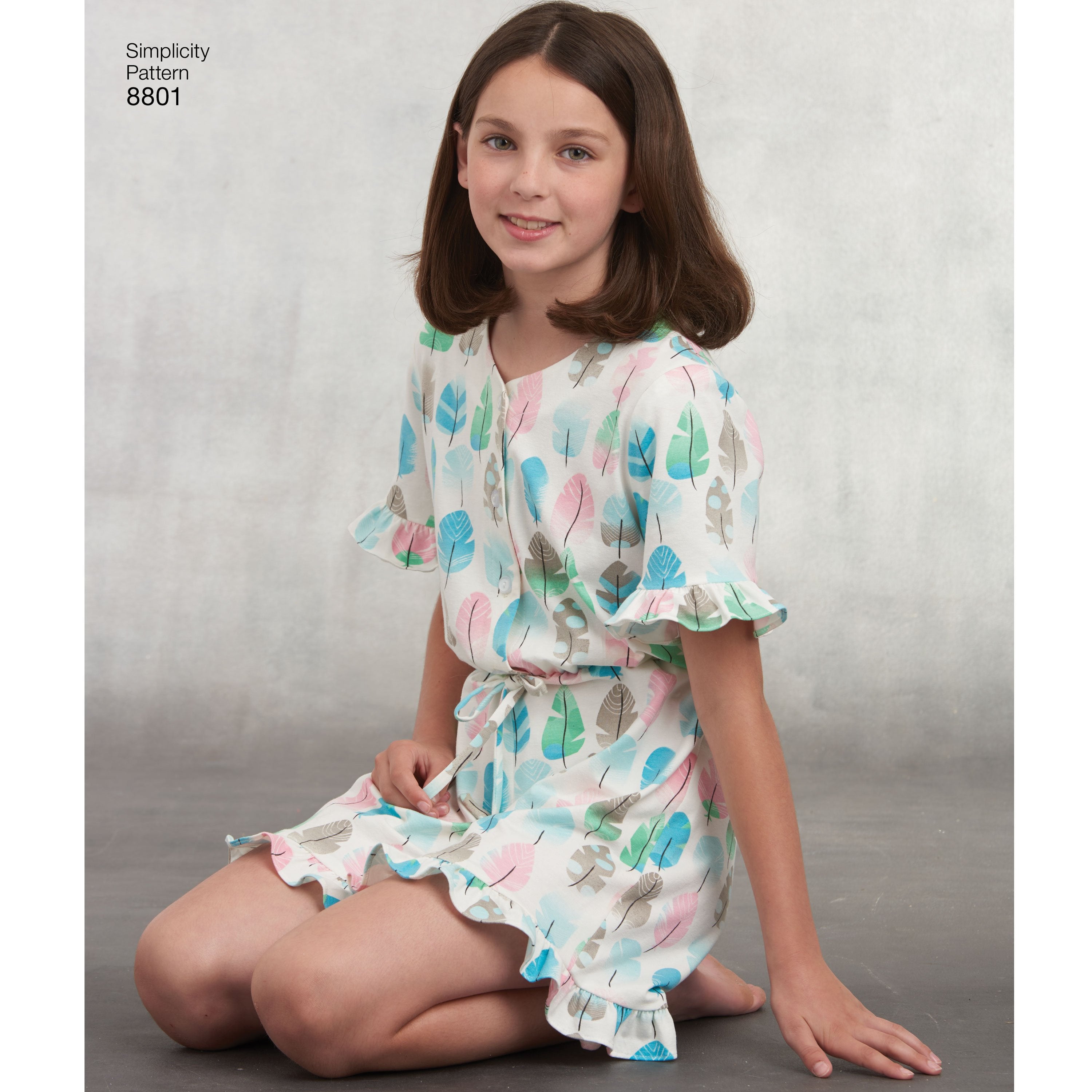 Simplicity Pattern 8801 girls and misses knit jumpsuit romper from Jaycotts Sewing Supplies