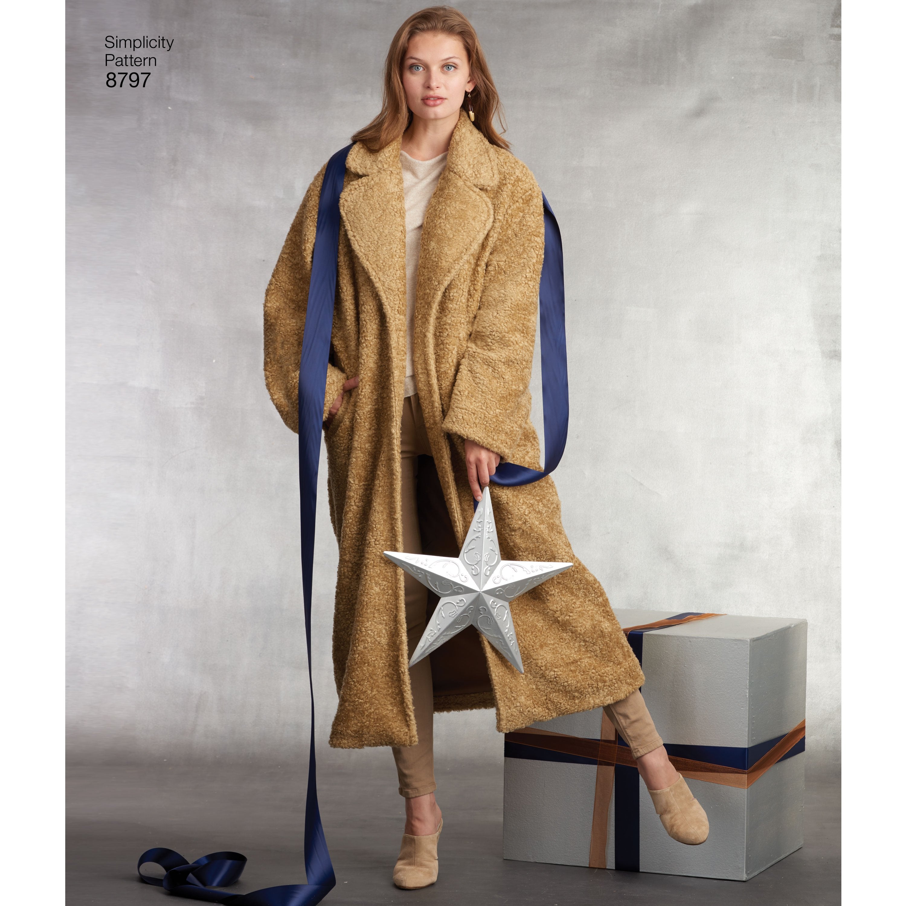 Simplicity Pattern 8797 lined coat from Jaycotts Sewing Supplies