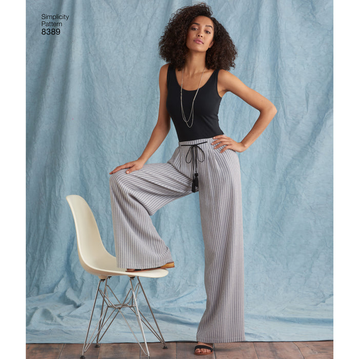 Simplicity Pattern 8389 Women's Trousers from Jaycotts Sewing Supplies