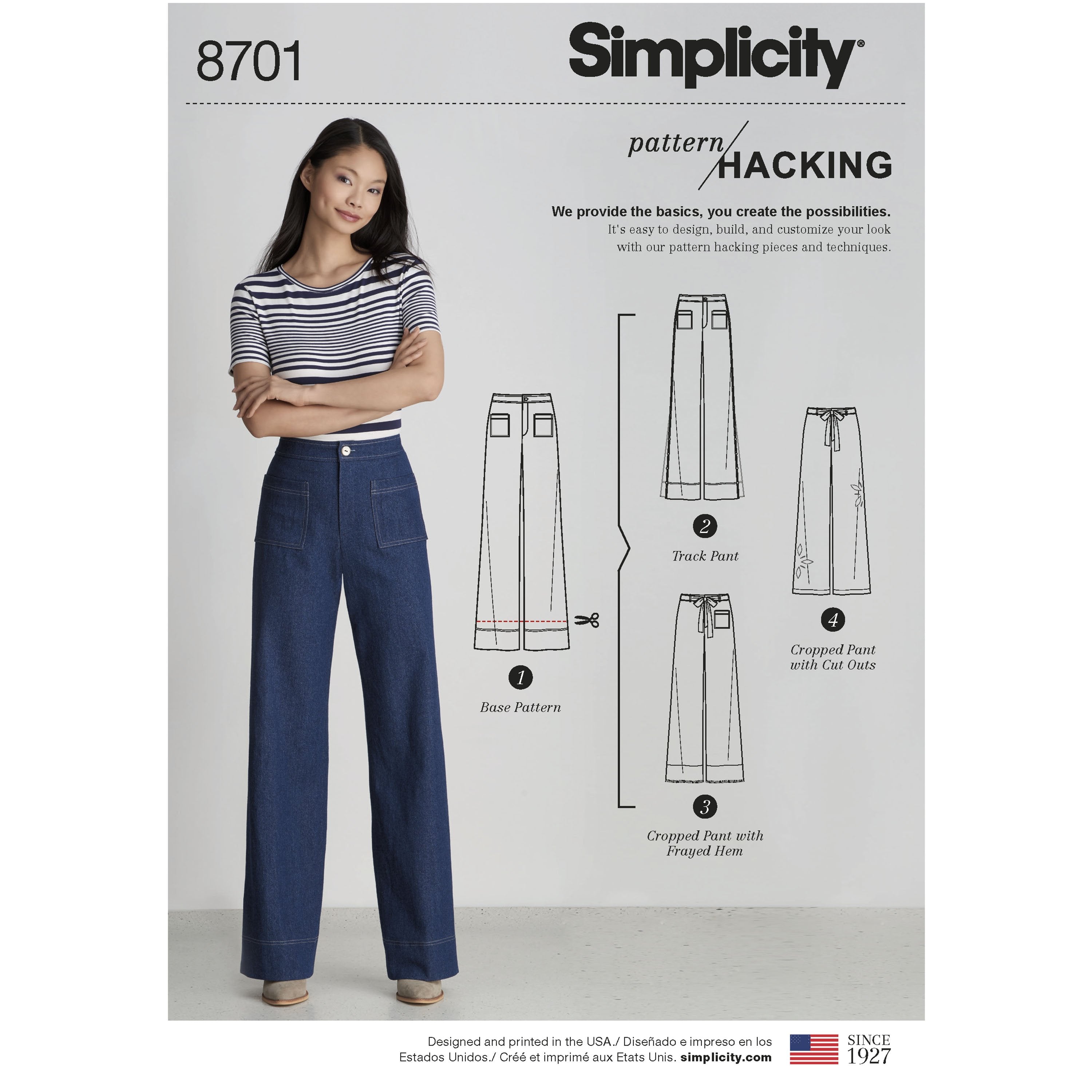 Simplicity Pattern 8701 womens trousers from Jaycotts Sewing Supplies