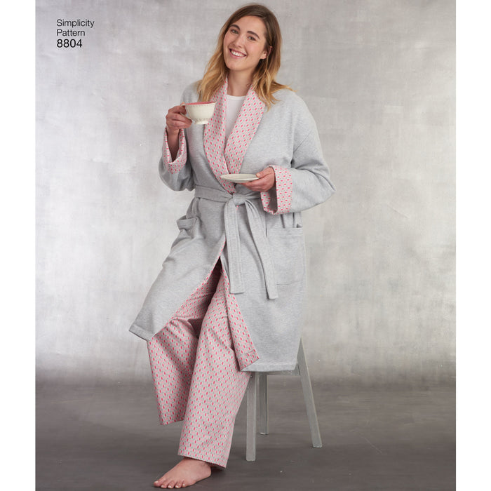 Simplicity Pattern 8804 unisex-loungewear from Jaycotts Sewing Supplies