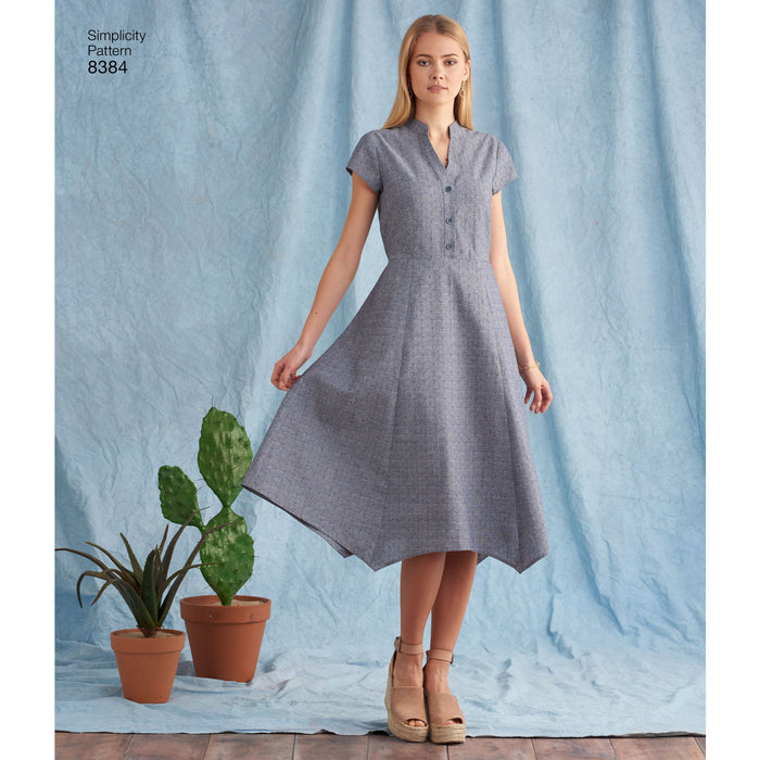 Simplicity Pattern 8384 Womenâ€™s Dress from Jaycotts Sewing Supplies