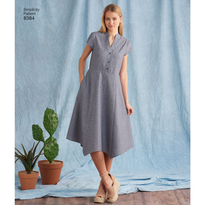 Simplicity Pattern 8384 Womenâ€™s Dress from Jaycotts Sewing Supplies